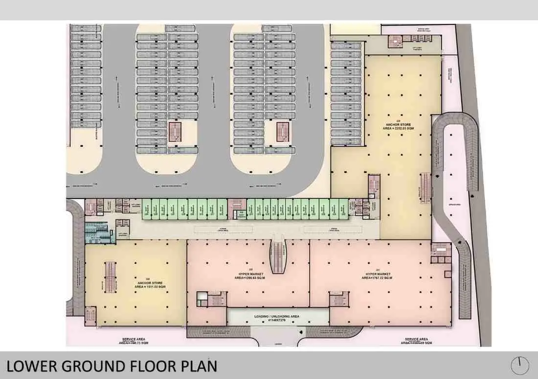 Omaxe Centre Point Floor Plan